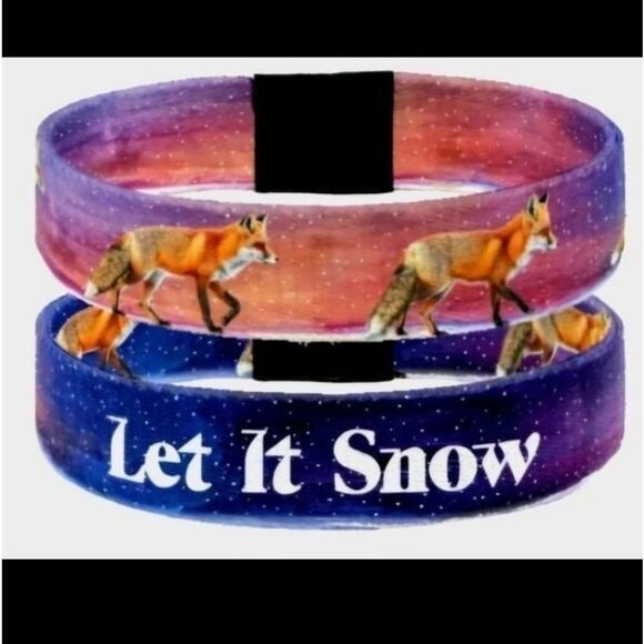 ZOX "LET IT SNOW" #1634 FOX EXCLUSIVE New Med SOLD OUT Collectible Wristband - Picture 5 of 6